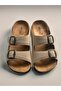 Double Buckle Women's Comfortable Sole Home Garden Pool Beach Slippers - 2