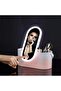 LED Makeup Mirror Organizer with Touch Control & USB Charging - 5