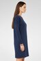 Women Solid Mini Dress, Navy Blue - 3