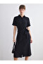 Belted Shirt Dress