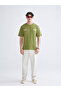 Esvab • Modern & Distinctive Zero Roba Collar Printed Combed Cotton Men's T-Shirt - 2