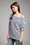 100% Cotton Relax Fit Boat Neck Premium T-Shirt G7861Ax26Sp - 3