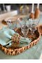 İnci 6-Pack Velvet Textured Seamless Mint Green Napkins - 3