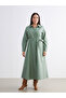 Esvab • Modern & Distinctive Plus Size Belted Waist Poplin Shirt Dress - 3