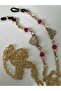 Valentine's Day Themed Eyeglass Chain – with Hearts & Crystals - 5