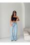 Trend Special Design Wide Leg Denim Comfortable Fit Jeans(1) - 2
