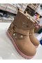 Genuine Leather Starry Pink Daily Orthopedic Girls' Boots - 2
