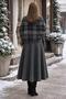 Anthracite Non-Pilling Imported K Melton Skirt Winter Thick Skirt - 3