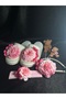 Pinky Pink Floral Maternity Set, Mother's Crown Slippers, and Baby Bandana