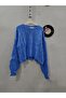 Women's Wide Balloon Sleeve Petite Soft Style Soft Textured Twist Knitted Oversize Sweater - 4