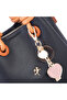 Nasbag Black Tan Women's Charmlı Mini Handbag and Crossbody Bag - 8
