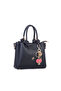Nasbag Black Women's Charmlı Mini Handbag and Crossbody Bag - 2