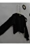 Women's Wide Balloon Sleeve Petite Soft Style Soft Textured Twist Knitted Oversize Sweater - 5