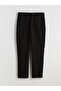 Black Standard Fit Gabardine Men's Chino Trousers (S6) - 5