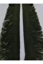 Dark Green Carpet, Mat, Curtain, Fringed Strip on the Edge 1 Meter - 5