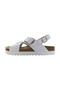 Crossed Bands Sandal White Women's Sandals