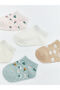 Quality Pieces from Çelebi Store Baby Girl Booties Socks 5-Pack - 3