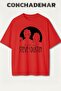 Stranger Things Steve and Dustin Printed Premium Oversize Cotton T-Shirt
