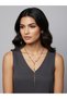 Gold Color Stainless Steel Y Necklace with Colorful Crystal Stones - 2