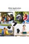 10000 mAh 8.5 Inch Clip-on Fan, Rechargeable Battery Operated Portable Fan with 4 Speeds, Quiet, USB - 6
