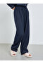 Women Navy Blue Long Sleeve Shirt and Pyjama Set - 5
