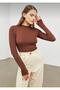 Women's Finger Detailed Bodysuit New Season