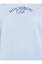 Women Blue Printed T-Shirt and Pyjama Set - 5