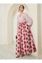 Women Floral Balloon Sleeves A-Line Maxi Dress