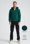 Green Premium Winter Men's Tracksuit Set Regular Hooded