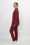 Women's Pajama Set Cotton Long Sleeve Comfortable Home Wear, Pajamas Set Patterned Pajama Bottom Top - 7