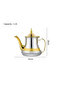 Moroccan Tea Kettle, Stainless Steel Tea Kettle, Coffee Kettle 1200ml - 4