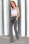 Selene Smoked High Waist Stretch Denim Fabric Flare Jeans