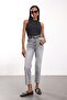 Gray High Waist Belted Boyfit Jean 2004 - 2