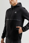 Engineered Hr Fleece I Men's Full-Length Zip-Up and Hooded Tracksuit Set Black - 2