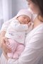 5-Piece Cute Musician Patterned Newborn Baby Girl Hospital Discharge Bodysuit Set (Boxed) - 8