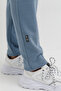 Fleece Men's Wool-Blend and Straight-Leg Sweatpants Indigo - 5