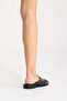 Berdinya Women's Genuine Leather Slippers Black - 8