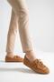 Dana Suede Beaded Detailed and Lace-Up Women's Daily Ballerina Shoes - 3