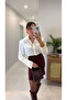 Toretta White Padded Sleeve Detailed Shirt