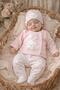5-Piece Cute Rabbit Patterned Newborn Baby Girl Hospital Discharge Bodysuit Set 0-3 Months Boxed - 6