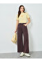 Women Brown High Rise Wide Leg Jeans