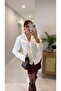 Toretta White Padded Sleeve Detailed Shirt - 2