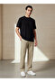 Men Regular Fit Crew Neck Short Sleeves Badge Detail T-shirt - 2