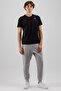 Fleece Men's Underwear with Wool and Ribbed Cuffs in Gray - 8