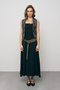 Women's Modal Handcrafted Sequin and Embroidered Crop Vest - 4
