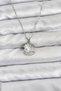 Chain Silver Color Oyster Pearl Model Zircon Stone Women's Necklace - Ebj260130W39278