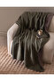 Caureo Jacquard Cotton Tv Blanket - Khaki/Mink - 2