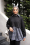 Black Sweatshirt and Pants 3-Piece Combination Set - 3