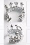Silver Attachable King Crown Shaped Foil Balloon, Can Be Attached to the Head, Adjustable Size - 2