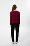 Regular Organic Cotton Burgundy Women's Sweatshirt - 5